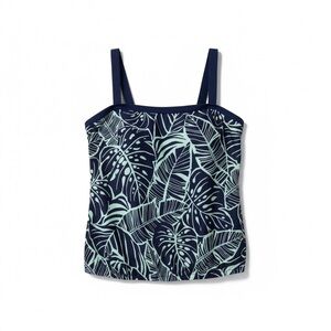 99. Maxine of Hollywood LEAF A PEEL Bandeau Blouson Tie Waist Tankini Swim Top